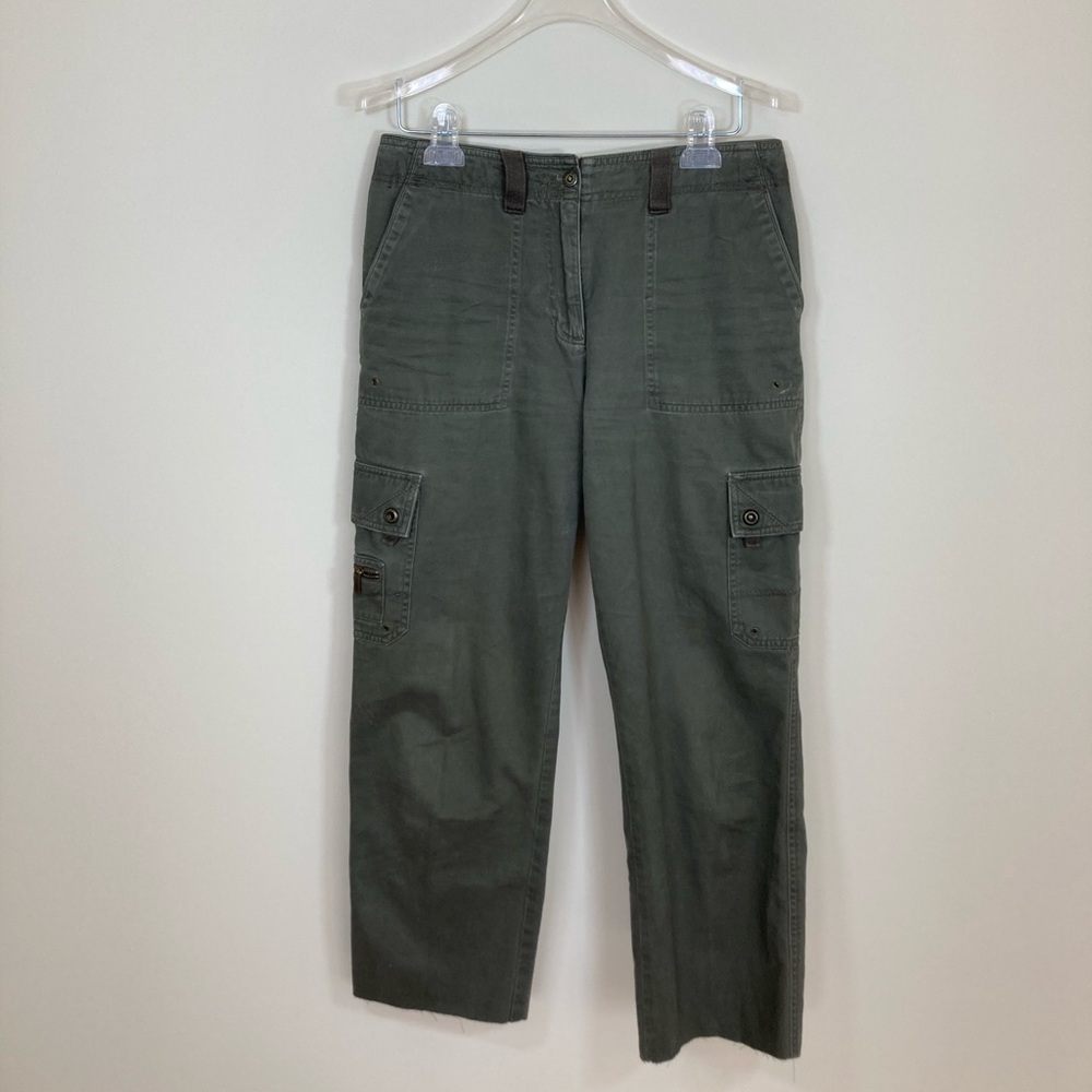 Women's Vintage Lauren Ralph Lauren Army Green Cargo Safari Pants, Size 6